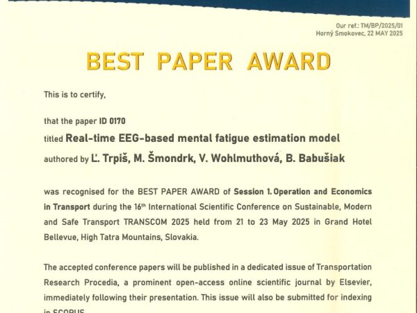 Transcom 2025 – ocenenie